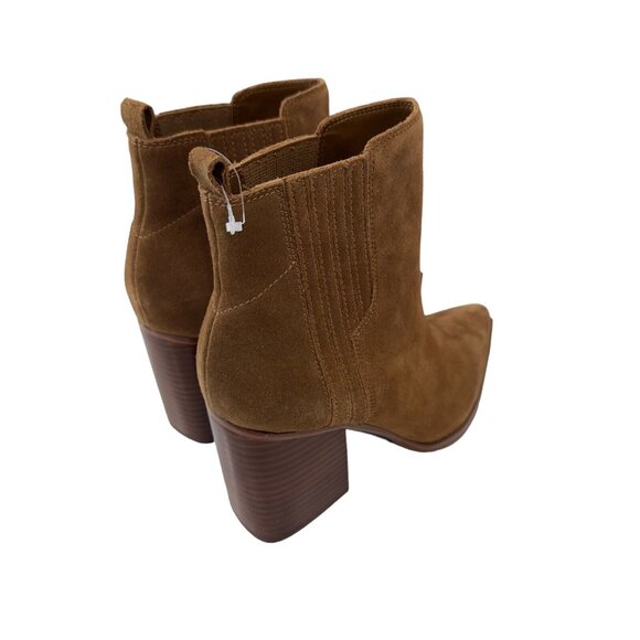 Marc Fisher Women Matter Suede Leather Pointed Toe Ankle Boots SZ 8.5M-Pull On - Picture 5 of 13